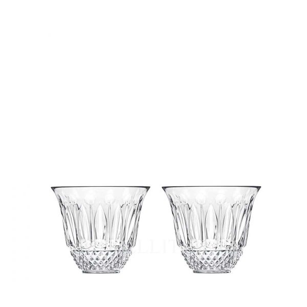 saint louis tommy set 2 tumblers clear