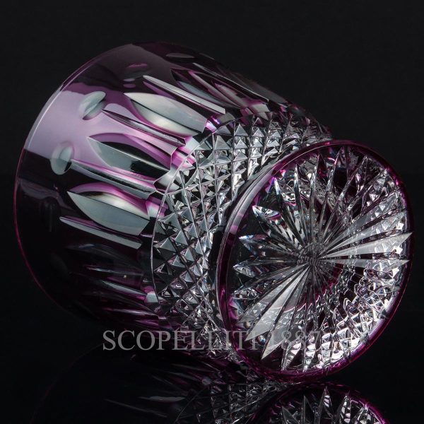 saint louis crystal tommy tumbler amethyst