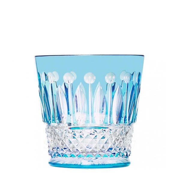 saint louis crystal tommy tumbler light blue