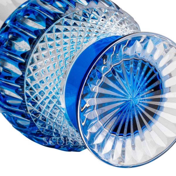 saint louis tommy vase crystal light blue