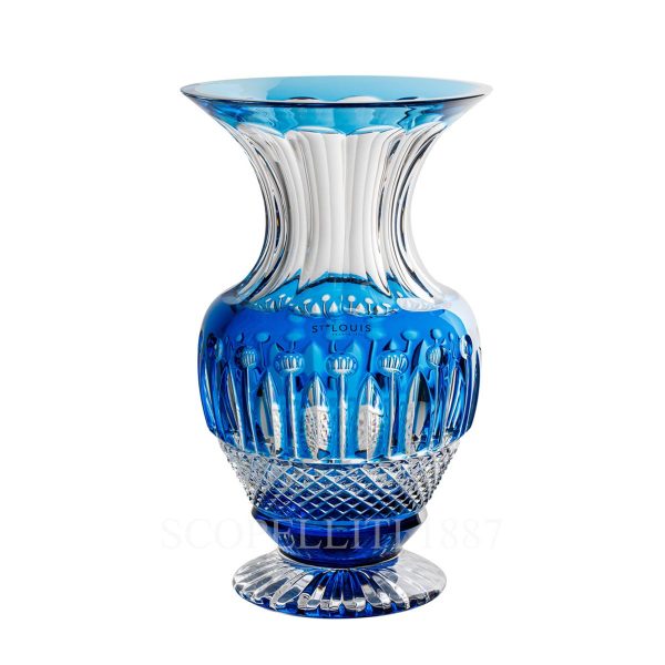 saint louis tommy vase light blue
