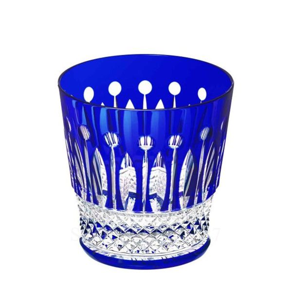 saint louis crystal tommy tumbler blue