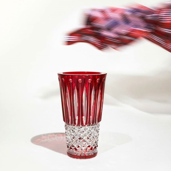 saint louis tommyssimo vase red
