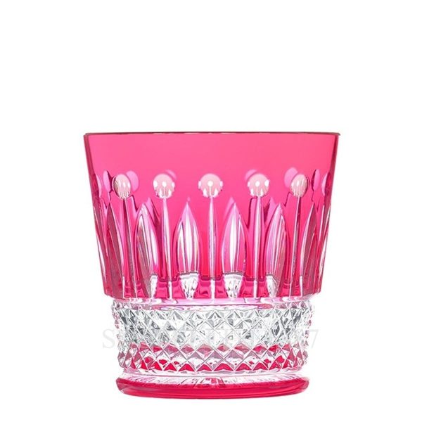 saint louis red crystal tumbler