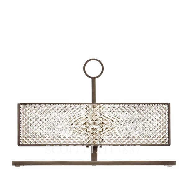 saint louis vibration pale bronze finish table lamp