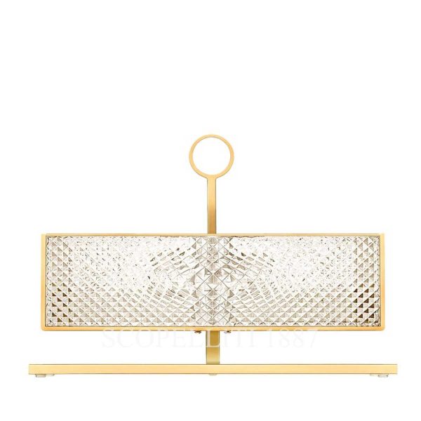 saint louis vibration pale gold finish table lamp