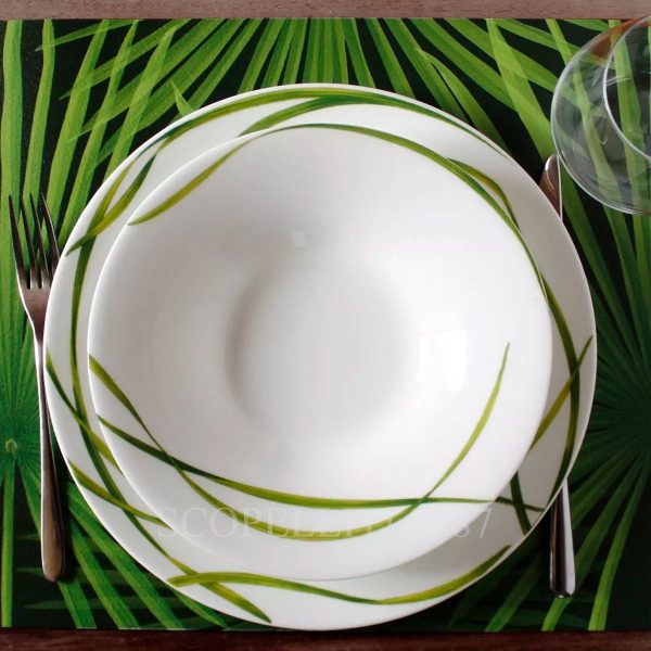 soup plate taitu life in green
