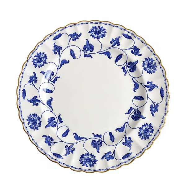 spode dinner plate blue colonel