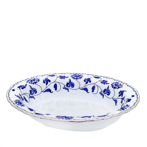 spode vegetable dish blue colonel