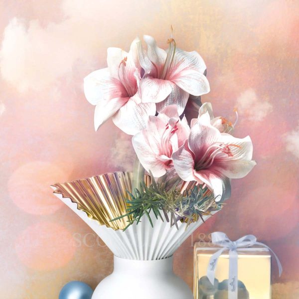 rosenthal studio line falda designer gold and white vase