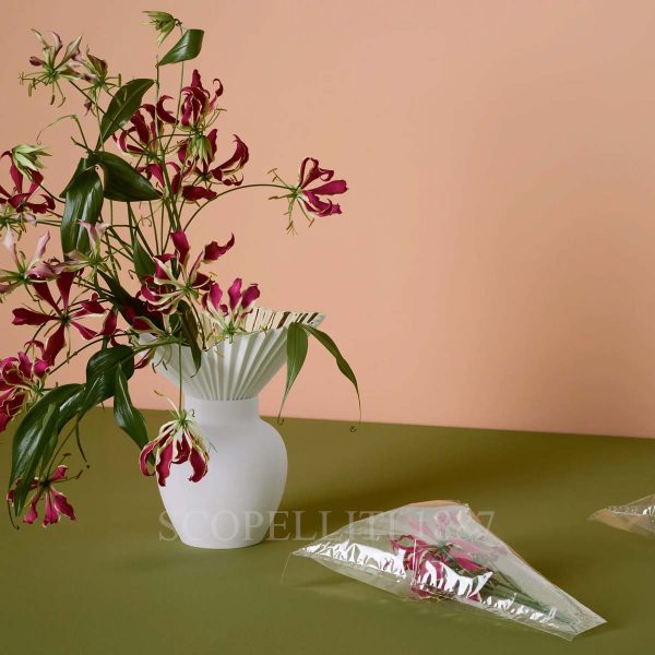 rosenthal studio line falda designer gold and white vase