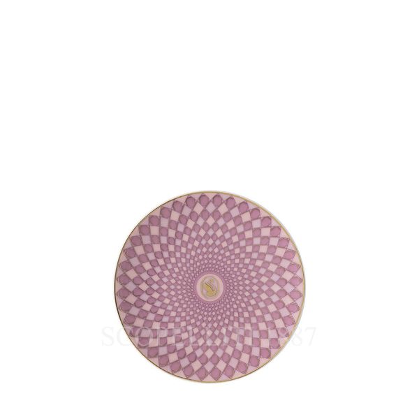 swarovski rosenthal signum rose plate flat