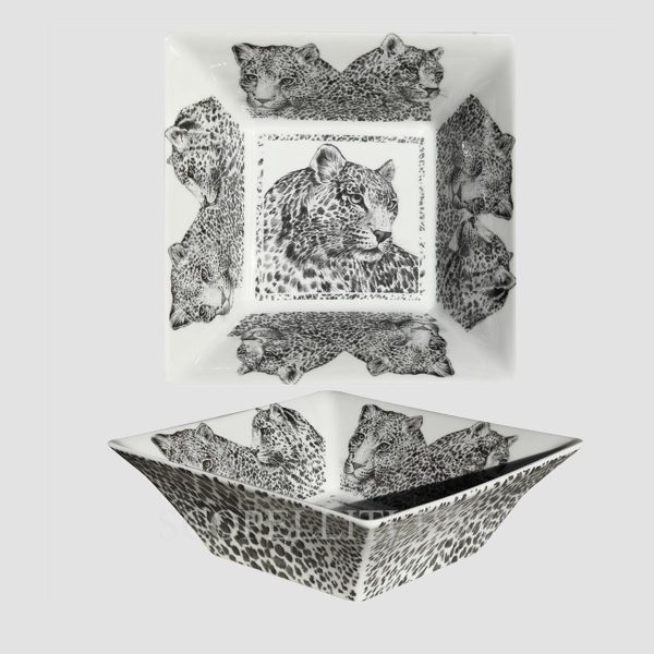 Taitù Wild Spirit All-Purpose Medium Dish Leopard