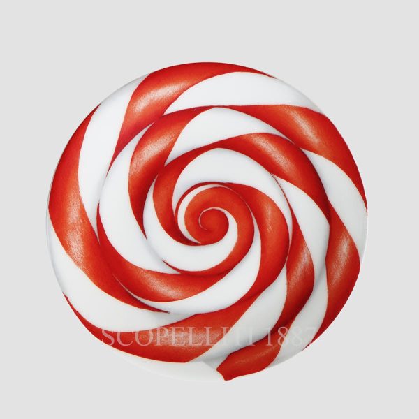 Taitù Red Candy Bread Plate