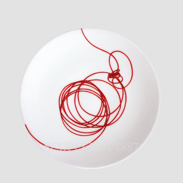 Taitù Fil Rouge Nodi Dessert Plate