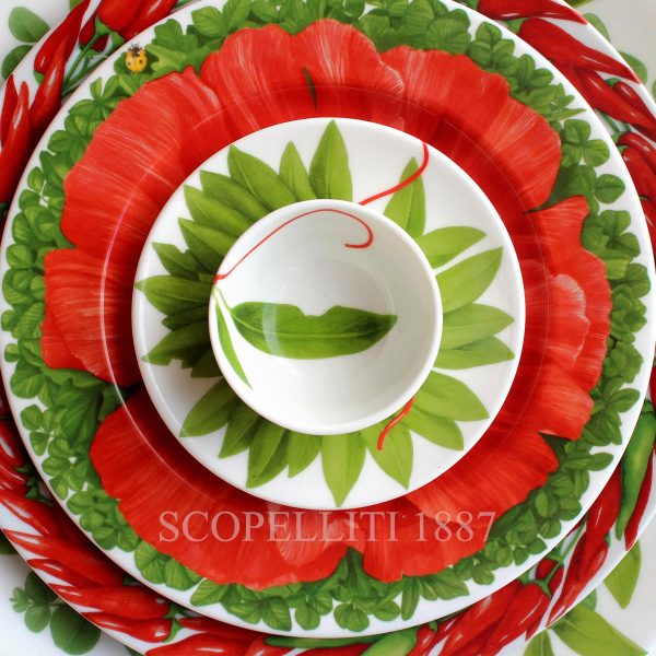 taitu dessert plate flower