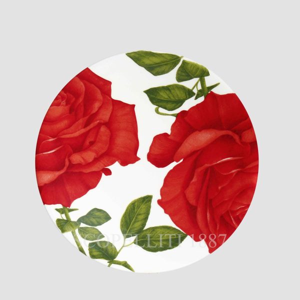 Taitù Red Rose Dessert Plate
