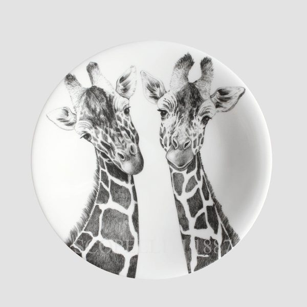 taitu dessert plates wild spirit giraffe
