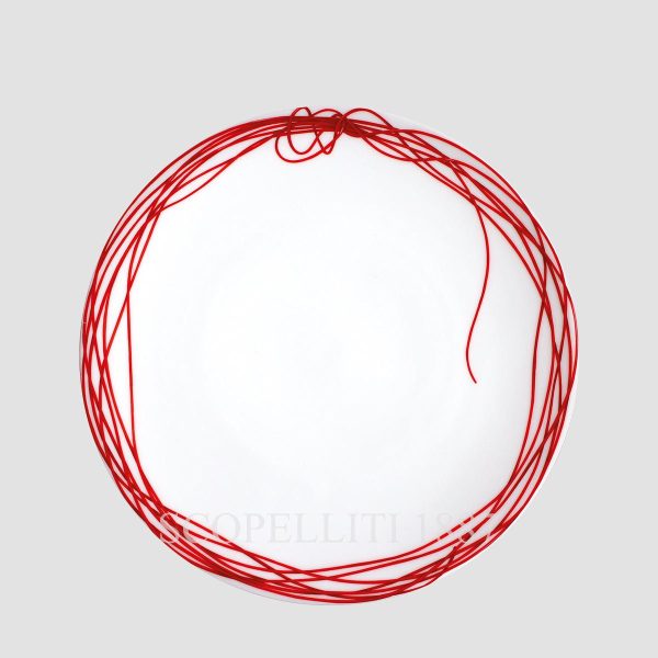 Taitù Fil Rouge Nodi Dinner Plate