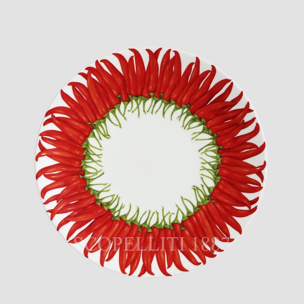 Taitù Red Sun Dinner Plate