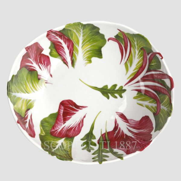 taitu large oval bowl vegetables salad