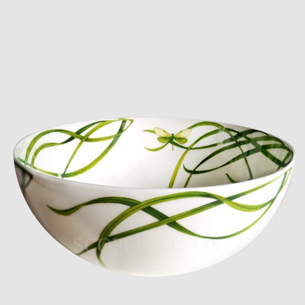 taitù life in green large bowl in fine bone china