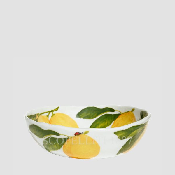 Taitù Dieta Mediterranea Fruits Medium Bowl Lemon