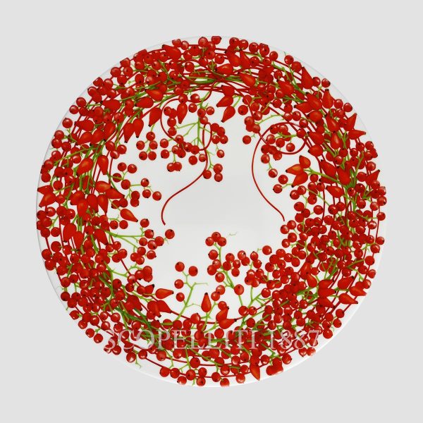 Taitù Fil Rouge Bacche Presentation Plate