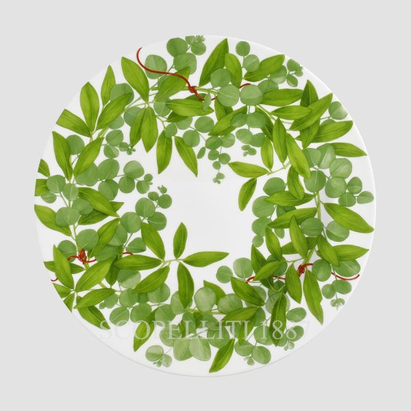 Taitù Fil Rouge Foglie Presentation Plate