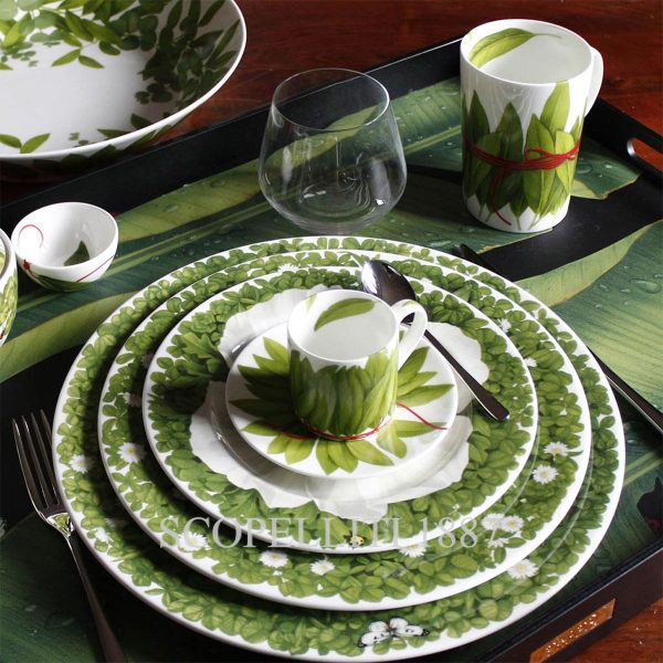 taitu freedom rectangular tray leaves