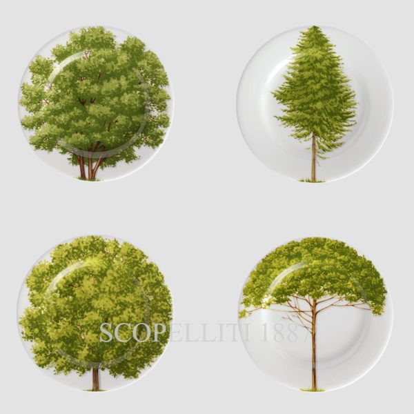 Taitù Freedom Bread Plates Set of 4 assorted