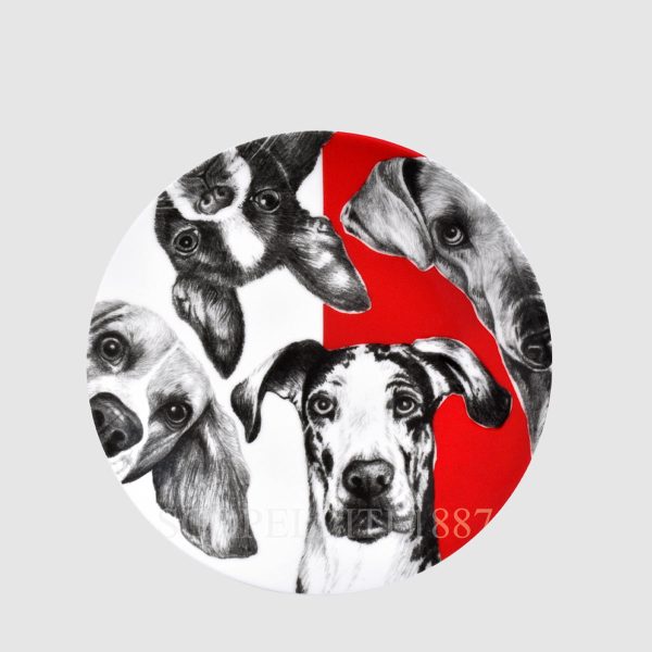 Taitù Best Friends Bread Plate Dogs