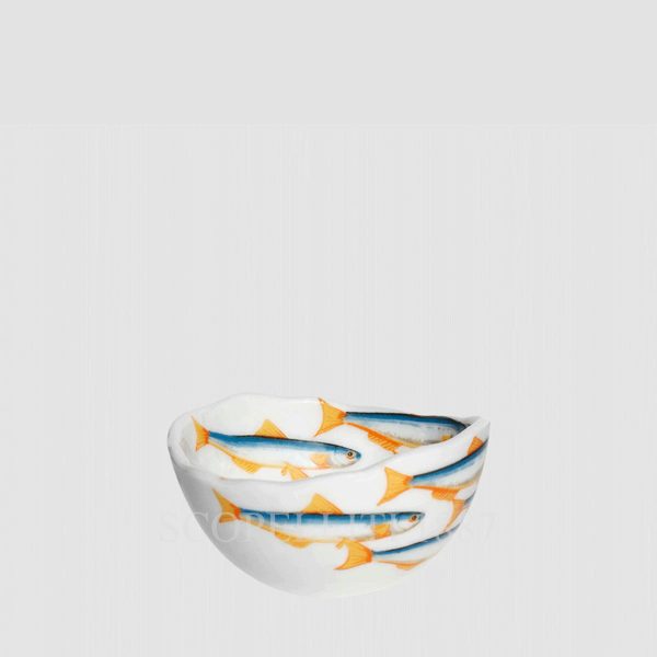 Taitù Dieta Mediterranea Fish Small Bowl Anchovies set of 4