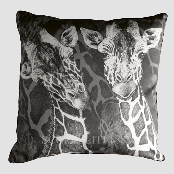 Taitù Wild Spirit Giraffe Square Cushion
