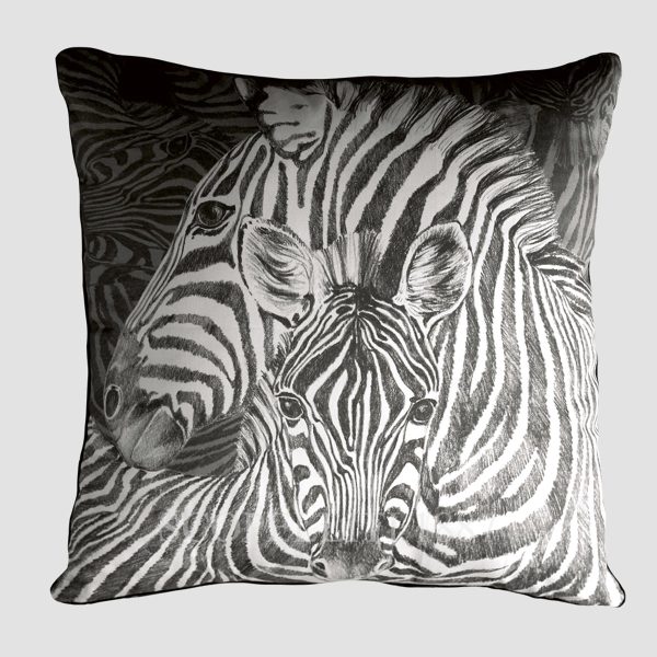 Taitù Wild Spirit Zebra Square Cushion