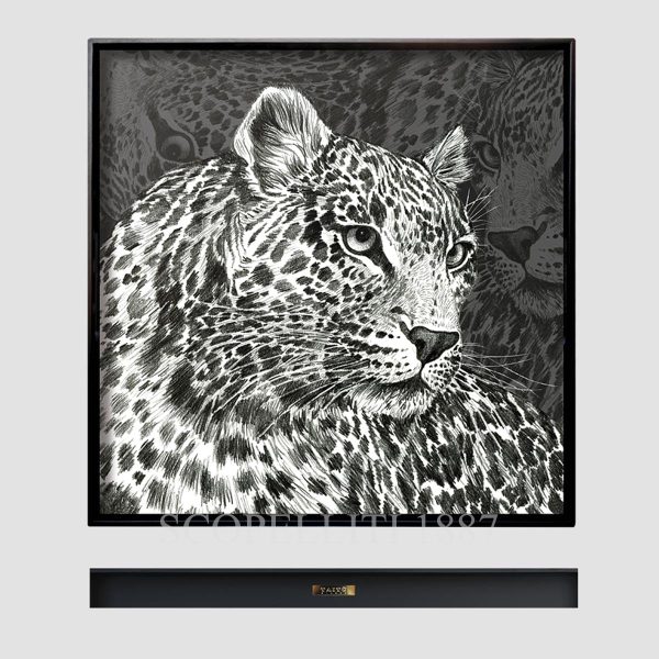 Taitù Wild Spirit Leopard Square Tray