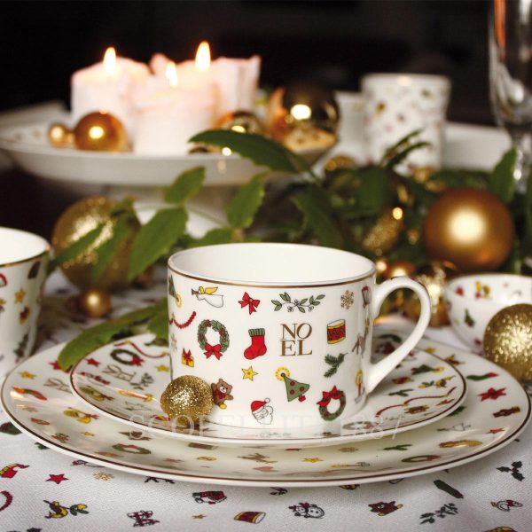 taitu tea with saucer noel