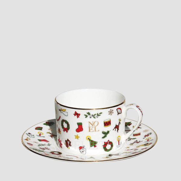 taitu tea with saucer noel