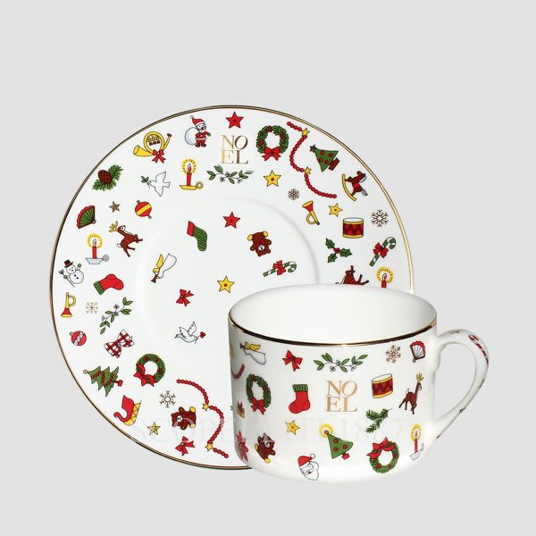 Taitù Noel Oro Tea Cup with Saucer