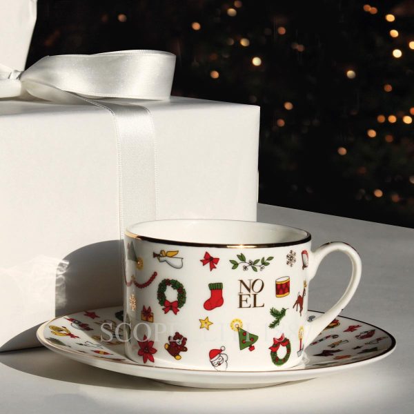 taitu tea with saucer noel