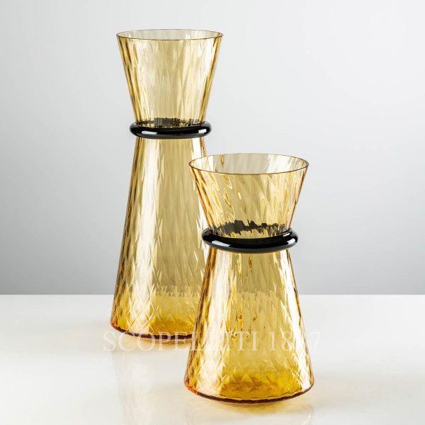 venini vase tiara amber new color