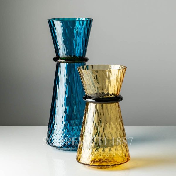 venini vase tiara blu new color