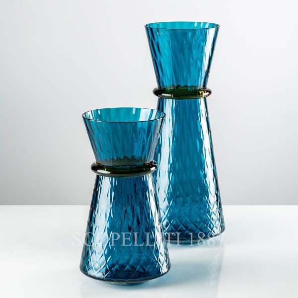 venini vase tiara blu new color