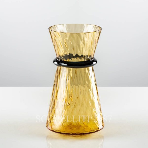 venini tiara balloton vase amber large