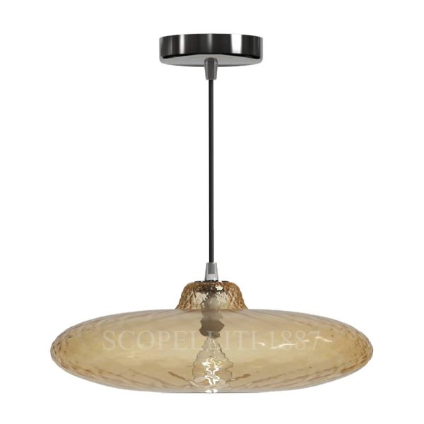 venini balloton suspension lamp amber 845.07