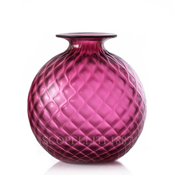 venini balloton monofiore vase large 2023 magenta pink