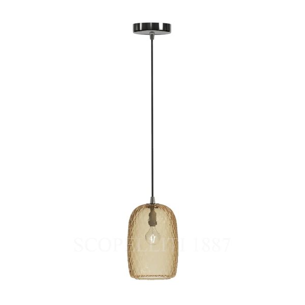 venini balloton suspension lamp amber 845.05