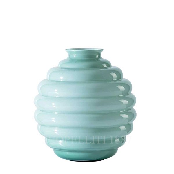 venini deco vase medium rio green
