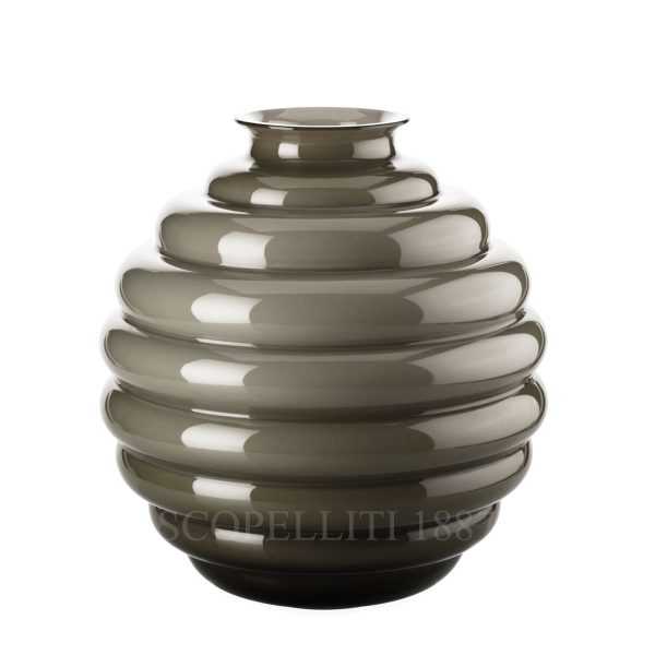 venini deco vase large taupe