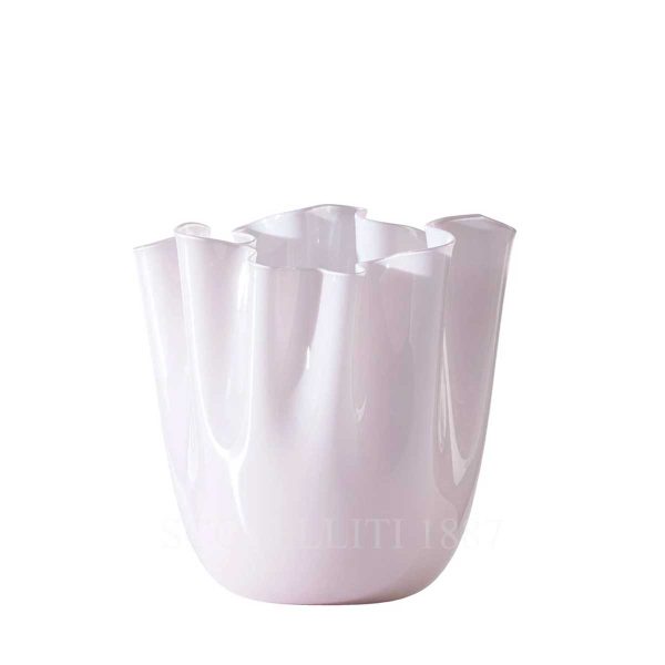 venini fazzoletto vase medium powder pink